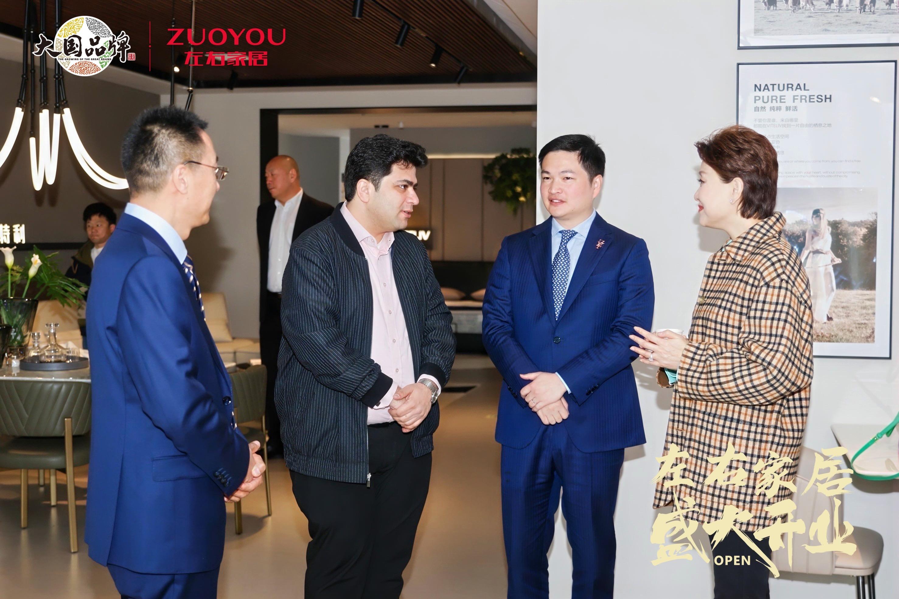 SOISU Founder with We Story senior executives at showroom