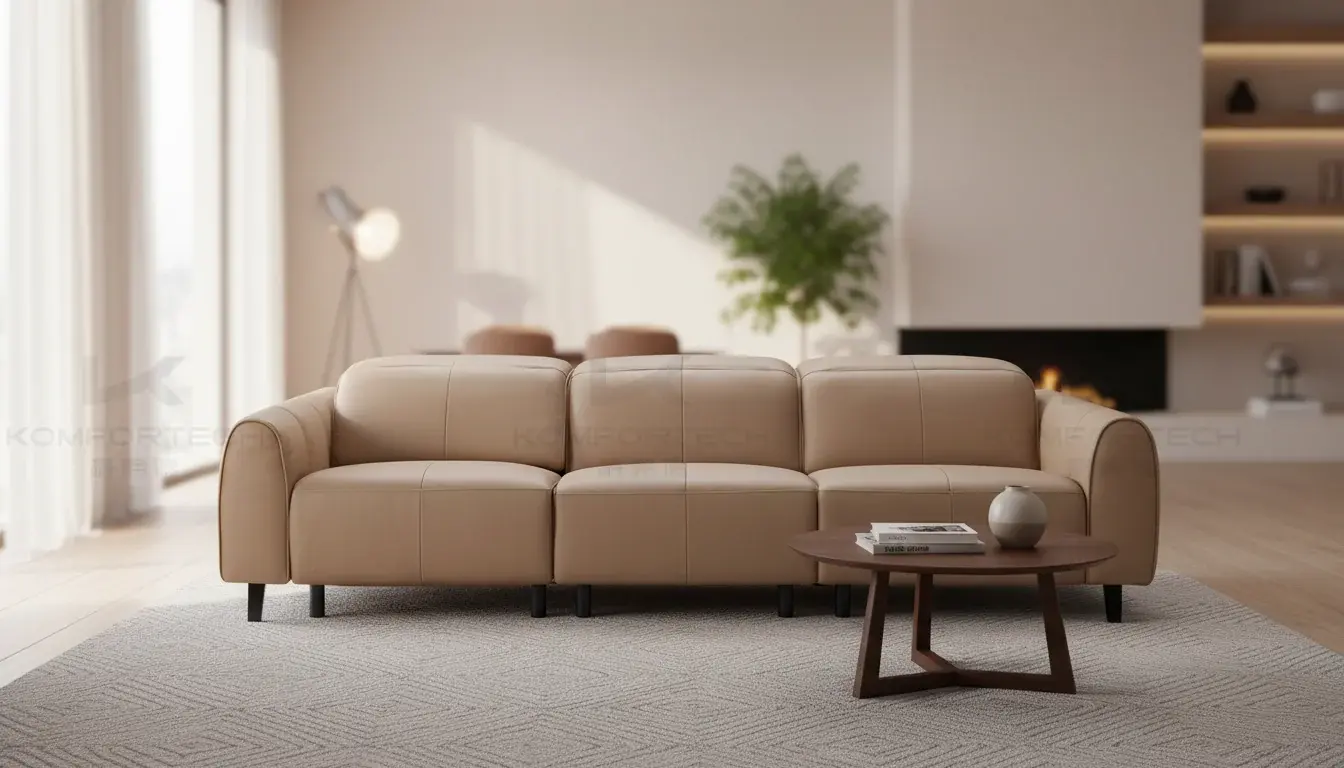 D2402 Leather Recliner Sofa