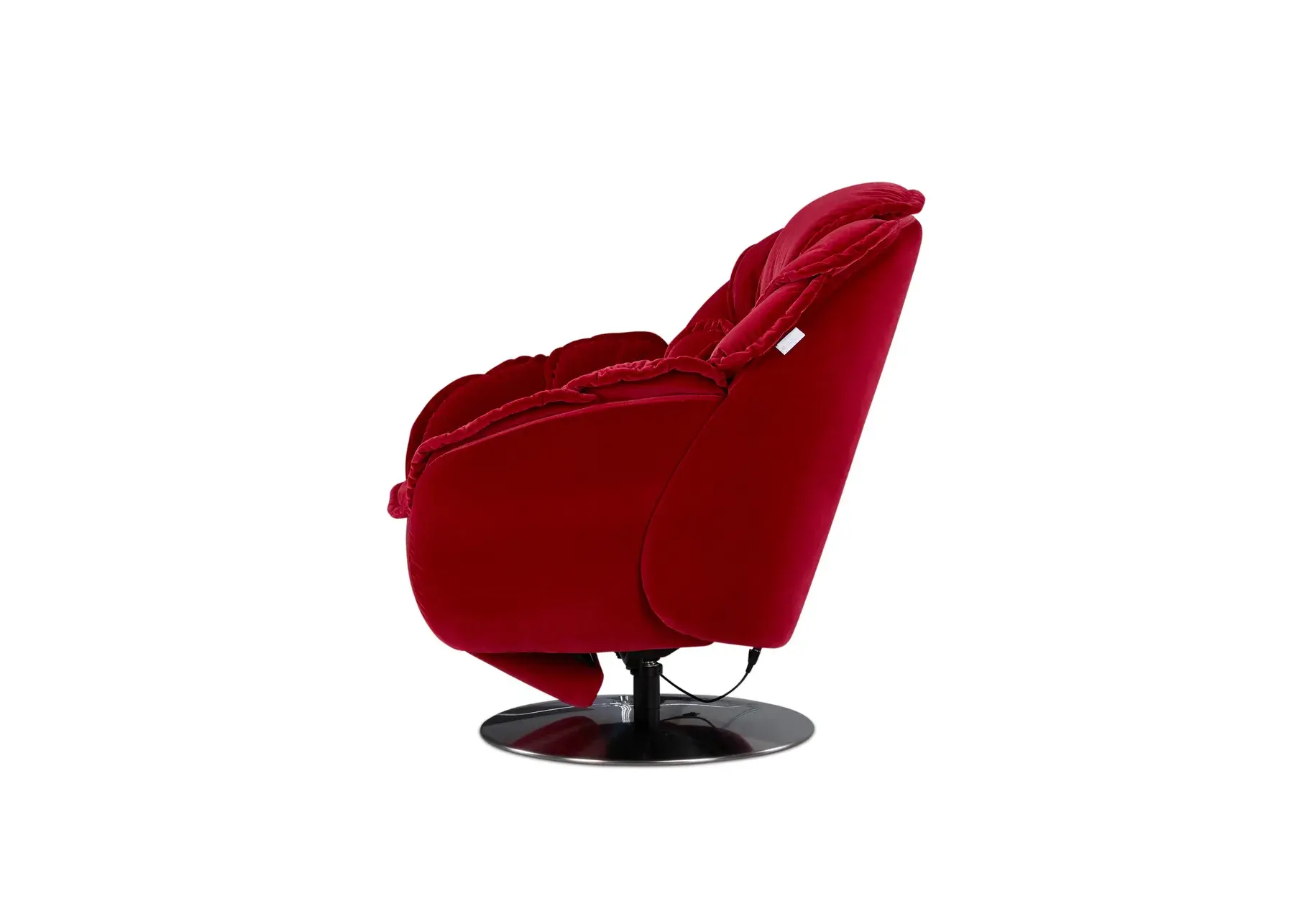 IS0006 Velvet Recliner Armchair — detail view