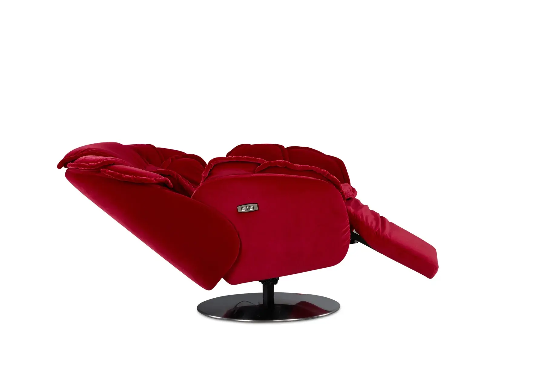IS0006 Velvet Recliner Armchair — lifestyle