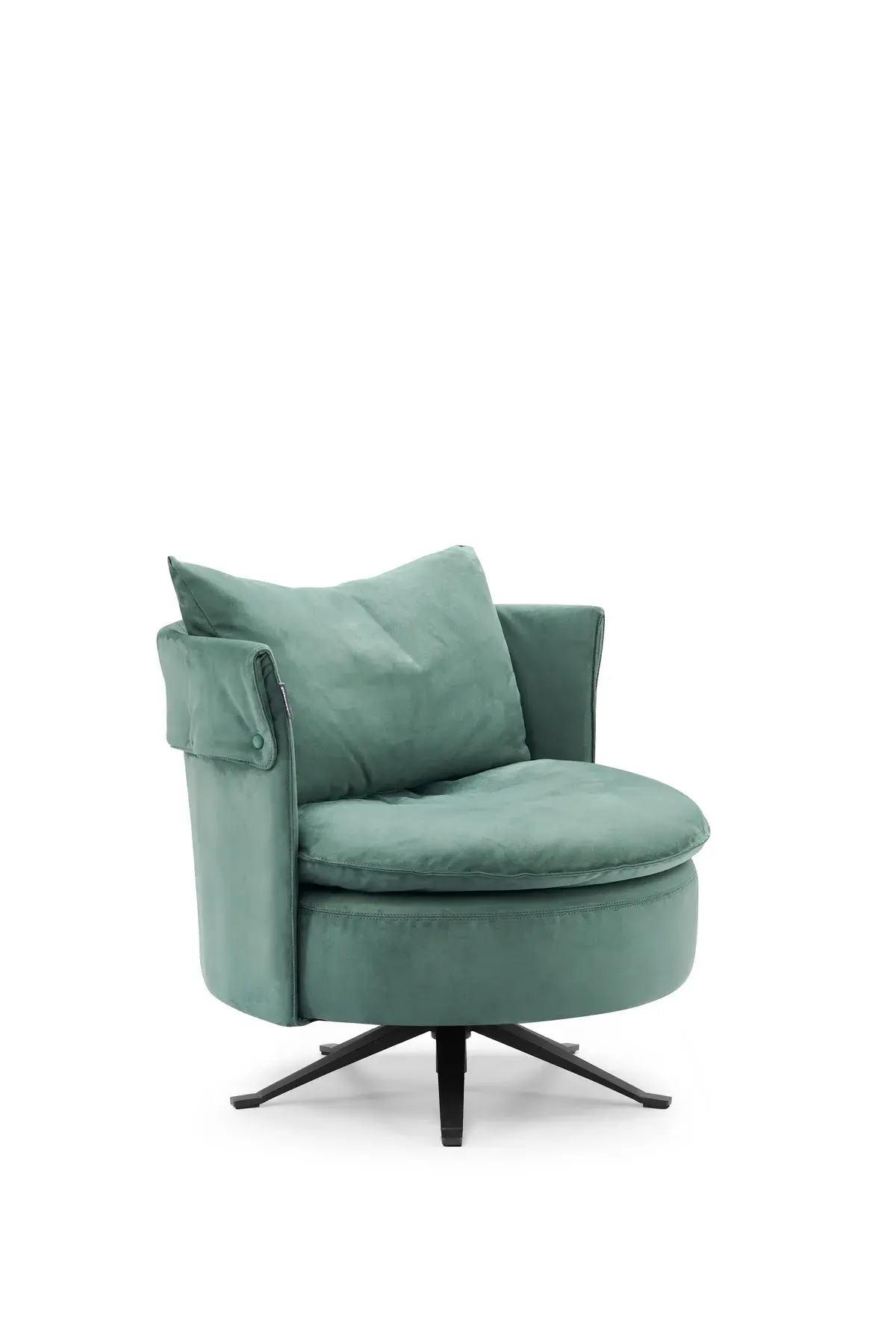 Y41 Velvet Armchair — detail view