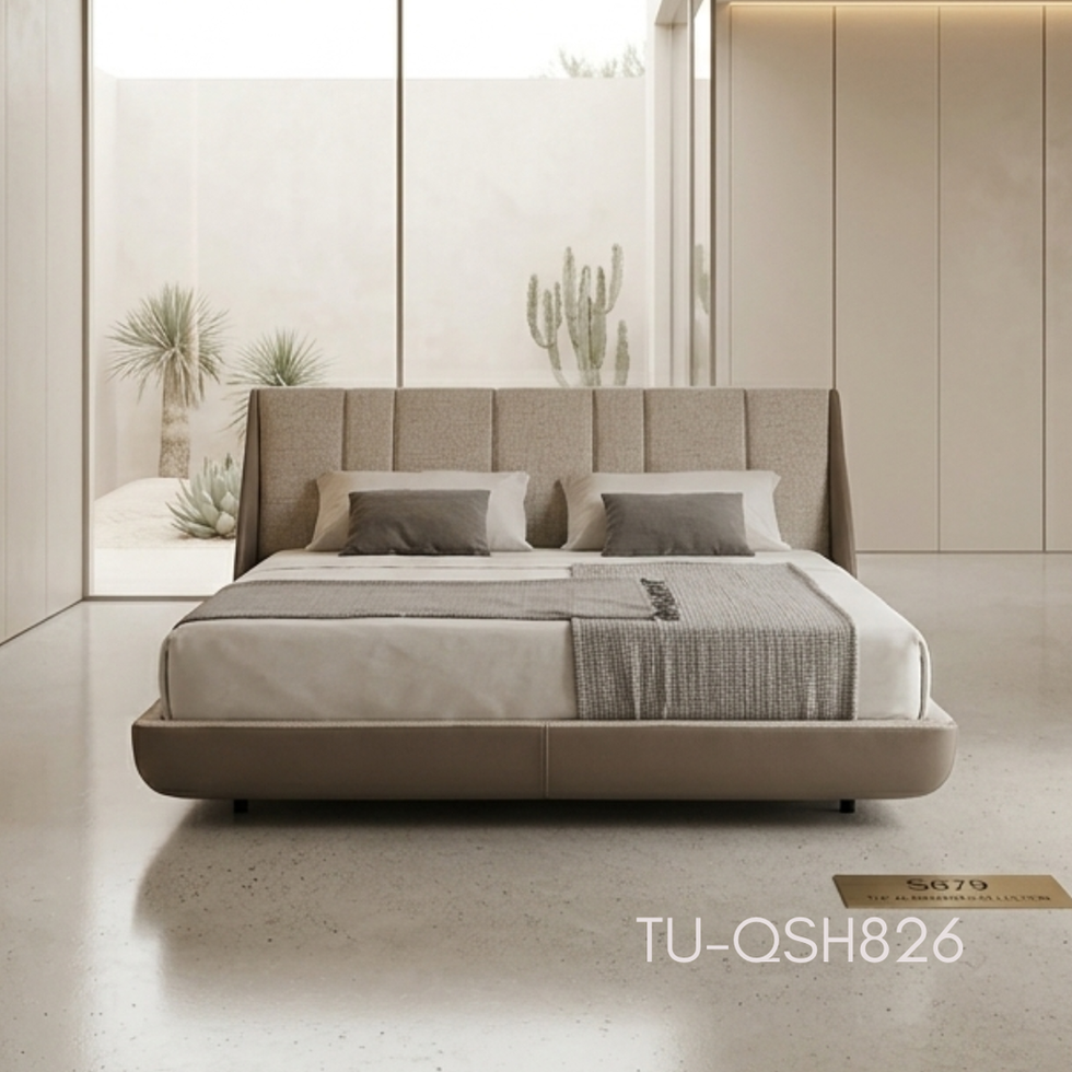 Premium Fabric Bed — Premium fabric, Italian silhouette.