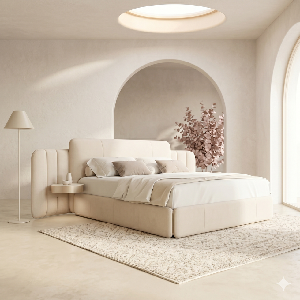 Corona — The crown of the bedroom.