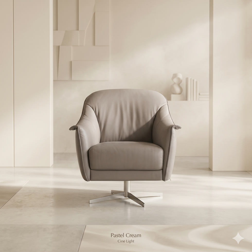 Ala — Wing-form Italian armchair.